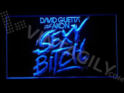 David Guetta Feat Akon Sexy Bitch LED Neon Sign USB -  - TheLedHeroes