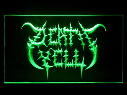 Death Yell LED Neon Sign Electrical - Green - TheLedHeroes