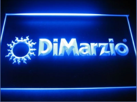 FREE DiMarzio LED Sign - Blue - TheLedHeroes