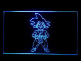 Dragon Ball Z GT Super Saiya Son Goku LED Neon Sign Electrical - Blue - TheLedHeroes