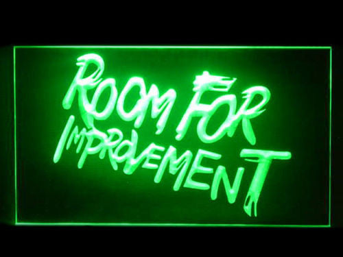 Drake Room For Improvement LED Sign - Green - TheLedHeroes
