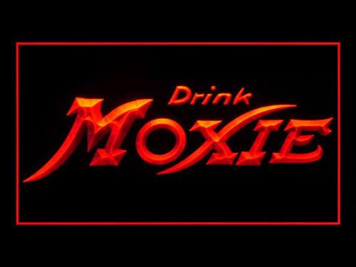 Drink Moxie LED Neon Sign USB - Red - TheLedHeroes