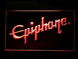 Epiphone Electronic Guitar LED Neon Sign Electrical - Red - TheLedHeroes