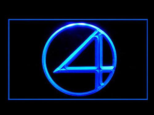 Fantastic Four LED Neon Sign Electrical - Blue - TheLedHeroes