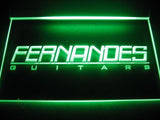 Fernandes Guitar LED Neon Sign Electrical - Green - TheLedHeroes