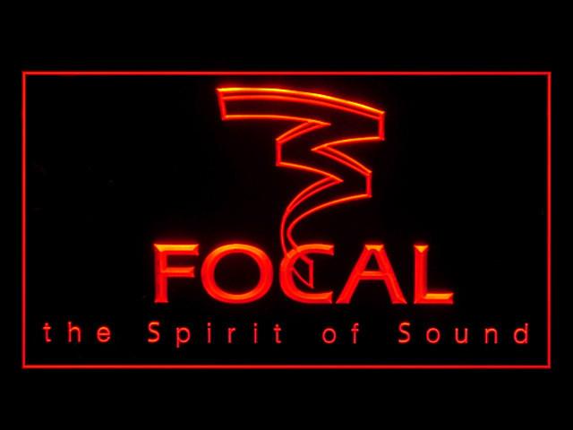 Focal Audio Speaker Theater LED Neon Sign USB - Red - TheLedHeroes