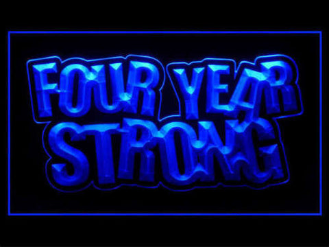 FREE Four Year Strong LED Sign - Blue - TheLedHeroes