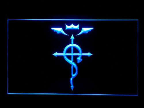 Full Metal Alchemist Cosplay LED Neon Sign USB - Blue - TheLedHeroes