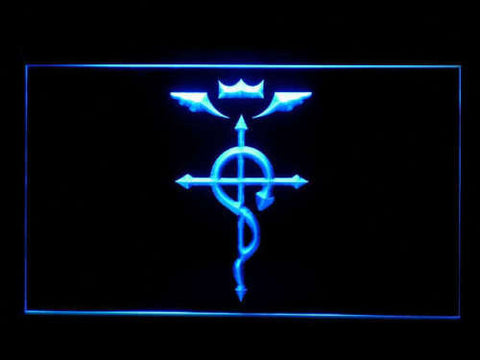 FREE Full Metal Alchemist Cosplay LED Sign - Blue - TheLedHeroes