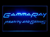 Gamma Ray Insanity And Genius LED Neon Sign USB - Blue - TheLedHeroes