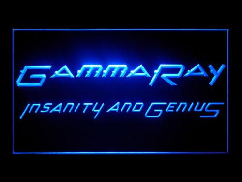 Gamma Ray Insanity And Genius LED Neon Sign Electrical - Blue - TheLedHeroes