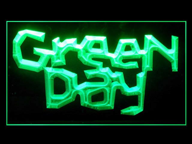Green Day Music Rock Roll LED Neon Sign Electrical - Green - TheLedHeroes