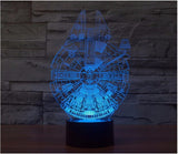 Millennium Falcon 3D LED LAMP -  - TheLedHeroes