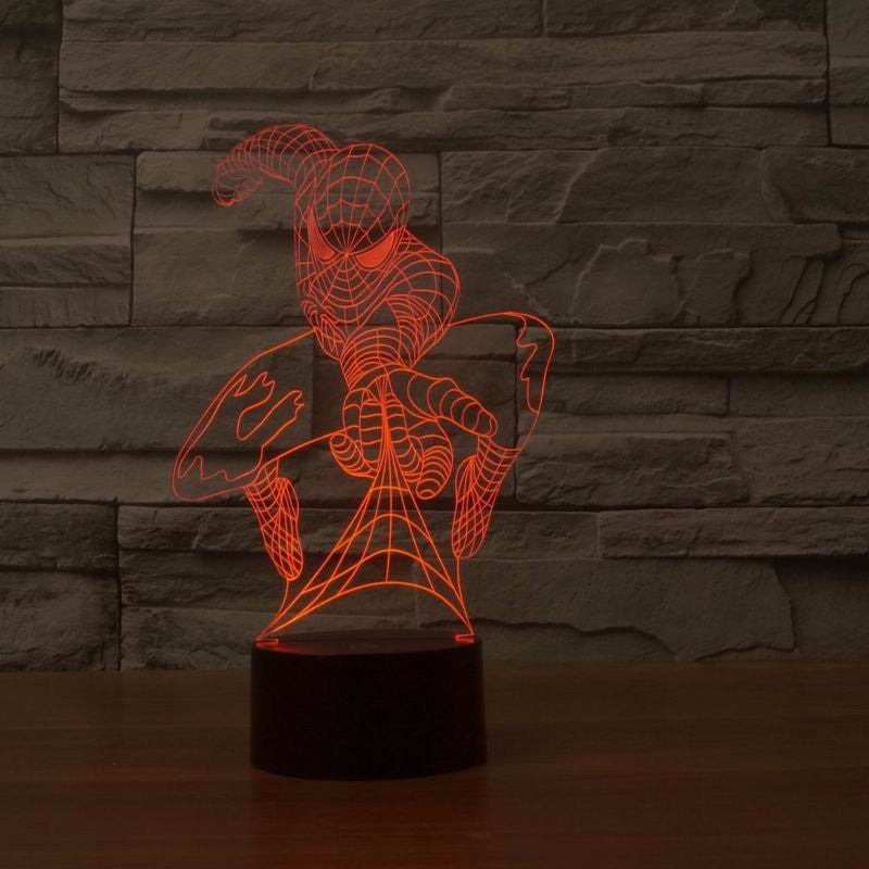 Spider-Man 3D LED LAMP - Spiderman 1 - TheLedHeroes