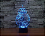 BB-8 3D LED LAMP -  - TheLedHeroes