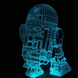 R2-D2 3D LED LAMP -  - TheLedHeroes