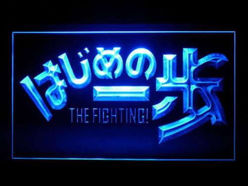 Hajime No Ippo Fight LED Neon Sign USB - Blue - TheLedHeroes
