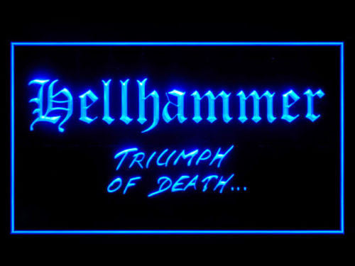 FREE Hellhammer LED Sign - Blue - TheLedHeroes