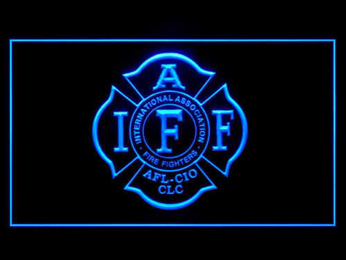 FREE IAFF LED Sign - Blue - TheLedHeroes