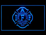 FREE IAFF LED Sign - Blue - TheLedHeroes