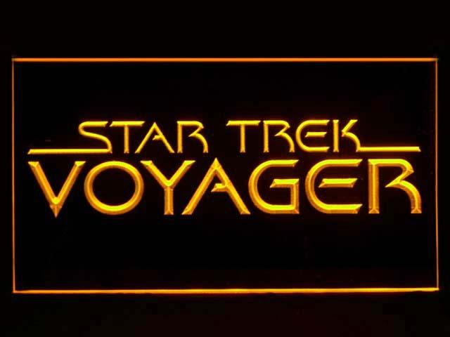 Star Trek Voyager Logo Movie LED Neon Sign USB - Yellow - TheLedHeroes