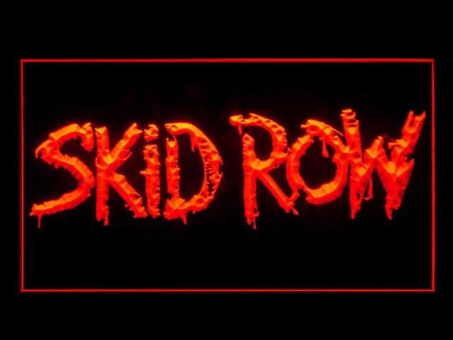 Skid Row LED Neon Sign Electrical - Red - TheLedHeroes
