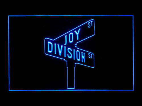 Joy Division LED Sign - Blue - TheLedHeroes