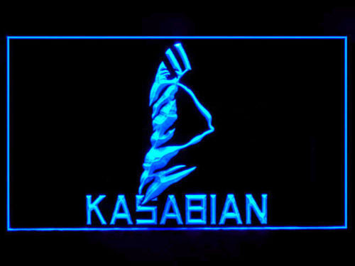 Kasabian LED Sign - Blue - TheLedHeroes