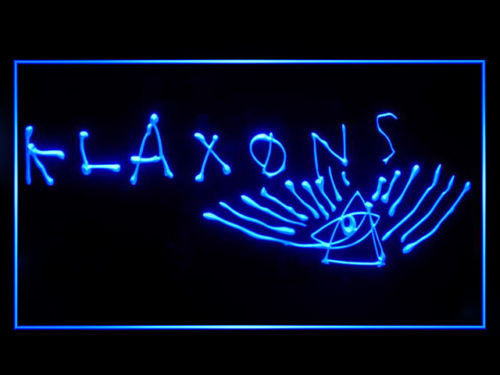 Klaxons LED Sign - Blue - TheLedHeroes