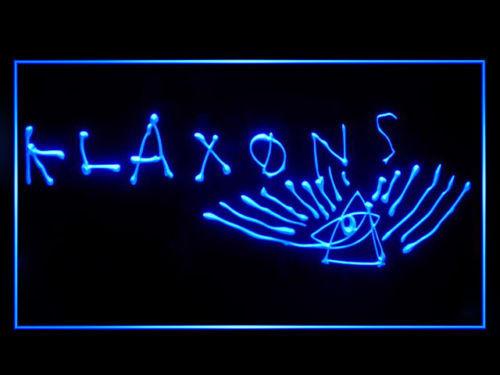 Klaxons LED Neon Sign Electrical - Blue - TheLedHeroes
