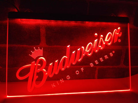 Budweiser King of Beer LED Neon Sign USB -  - TheLedHeroes