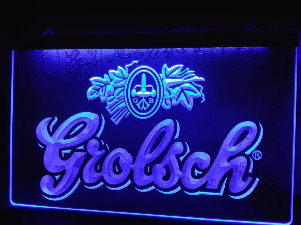 Grolsch LED Neon Sign Electrical - Blue - TheLedHeroes