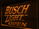 Busch Light Open LED Neon Sign USB - Orange - TheLedHeroes