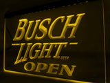 Busch Light Open LED Neon Sign USB - Yellow - TheLedHeroes