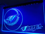 Toronto Blue Jays (2) LED Neon Sign USB - Blue - TheLedHeroes