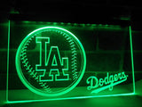 Los Angeles Dodgers (2) LED Neon Sign Electrical - Green - TheLedHeroes