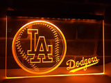 Los Angeles Dodgers (2) LED Neon Sign Electrical - Orange - TheLedHeroes