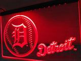 Detroit Tigers Baseball LED Neon Sign Electrical - Red - TheLedHeroes