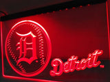 FREE Detroit Tigers Baseball LED Sign - Red - TheLedHeroes
