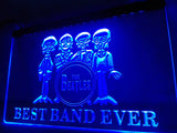 The Beatles Best Band Ever 3 LED Sign - Blue - TheLedHeroes