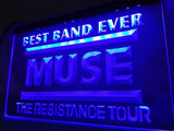Muse Best Band Ever LED Neon Sign Electrical - Blue - TheLedHeroes
