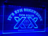 FREE Dos Equis It's 5pm Somewhere LED Sign - Blue - TheLedHeroes