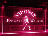 Johnnie Walker Whiskey VIP Only LED Neon Sign Electrical - Purple - TheLedHeroes