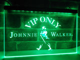 FREE Johnnie Walker Whiskey VIP Only LED Sign - Green - TheLedHeroes