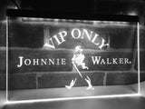 FREE Johnnie Walker Whiskey VIP Only LED Sign - White - TheLedHeroes