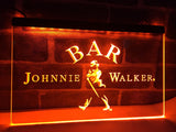 FREE Johnnie Walker BAR Whiskey LED Sign - Orange - TheLedHeroes