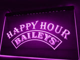 Baileys Happy Hour  LED Neon Sign Electrical - Purple - TheLedHeroes