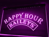 FREE Baileys Happy Hour  LED Sign - Purple - TheLedHeroes