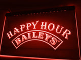 Baileys Happy Hour  LED Neon Sign USB - Red - TheLedHeroes