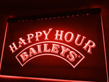 FREE Baileys Happy Hour  LED Sign - Red - TheLedHeroes